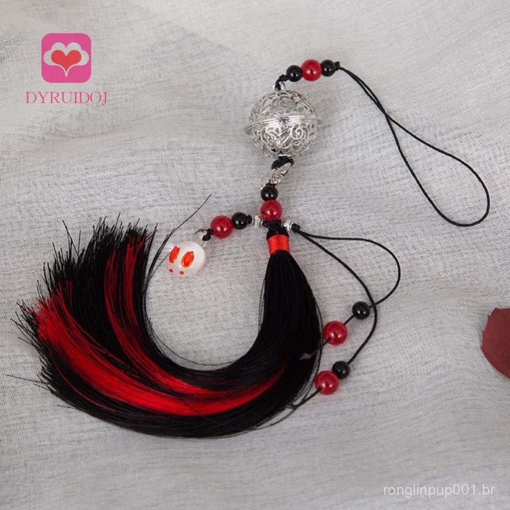 Dyruidoj Pingente de Carro com Tassel e Sino Acessório de Cosplay de Mo Dao Zu Shi Wei Wuxian e Lan Wangji