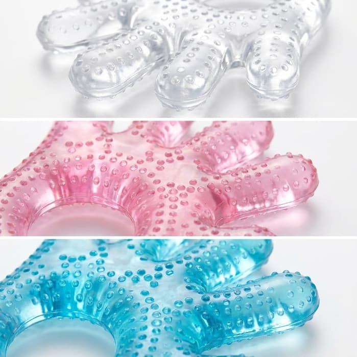 Mordedor Infantil Mãozinha Sensorial Silicone Premium Macio Dentição