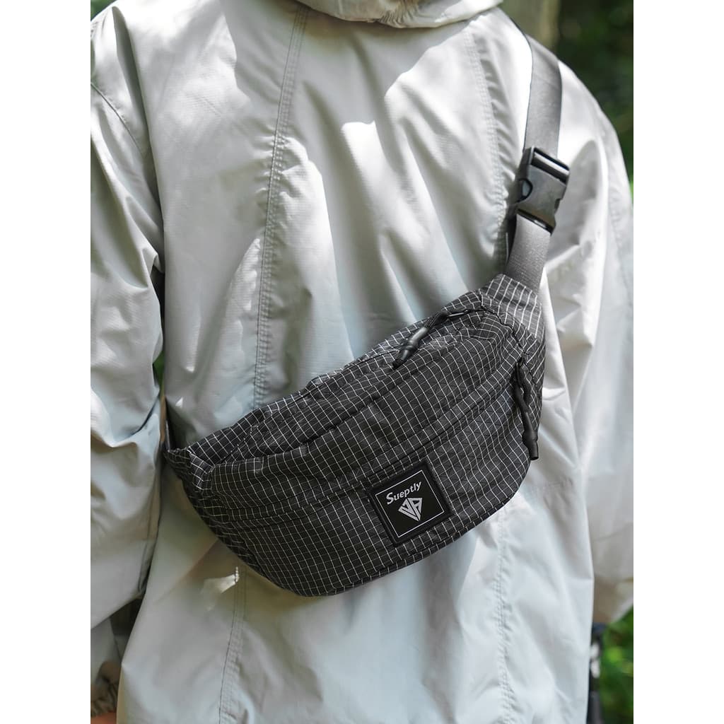 Bolsa mensageiro masculina Street Wear na moda bolsa de peito mochila masculina multifuncional bolsa de cintura esportiv