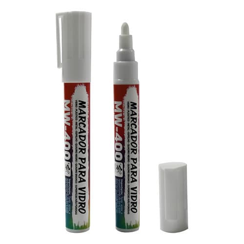 Marcador Para Vidro Mw-400/6 Giz Líquido 6mm