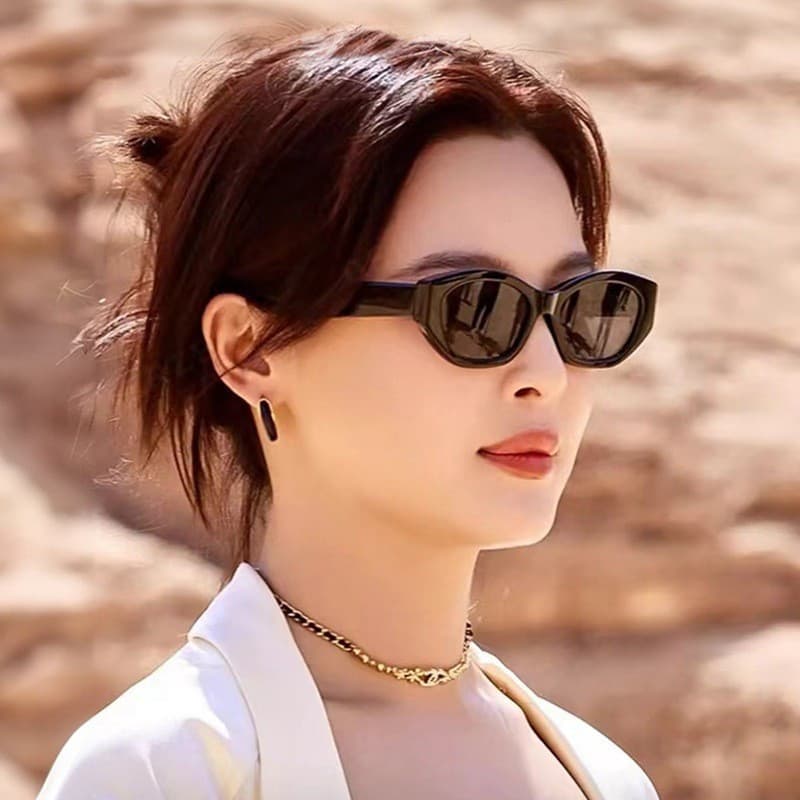 Óculos De Sol Femininos Cat Eye , Polarizados Retrô De Alta Qualidade , Proteção UV , Podem Ser Equipados Com Lentes De