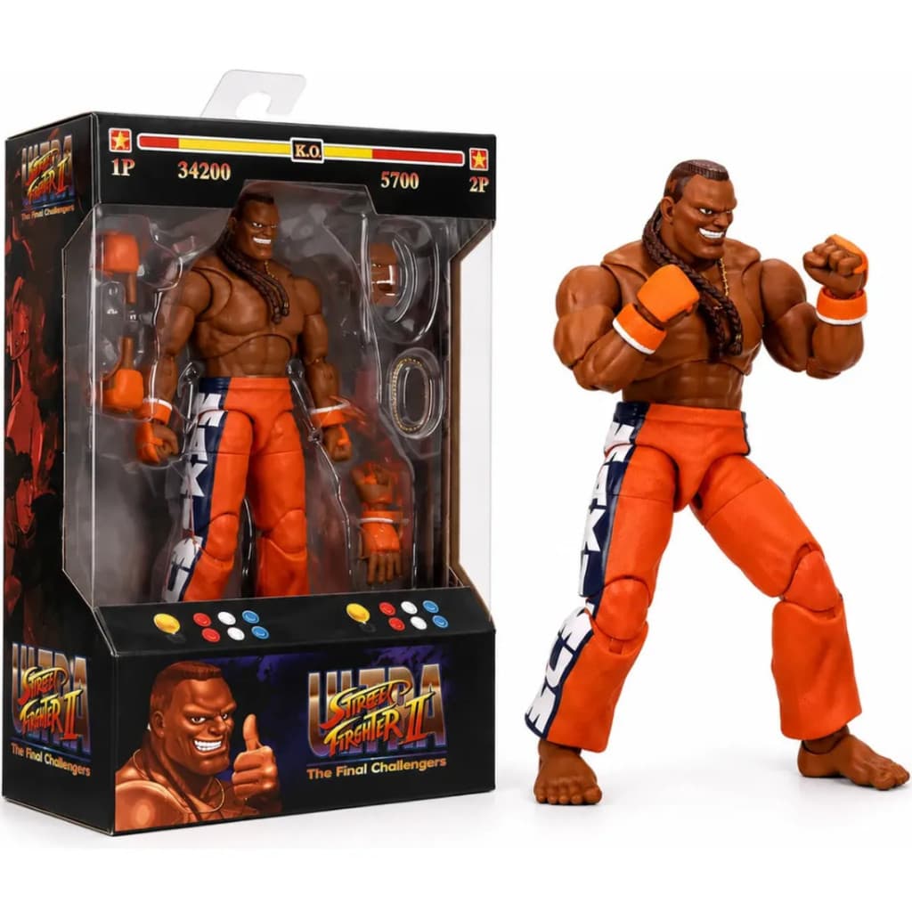 Dee Jay Street Fighter II Action Figure Boneco Colecionável Jada Toys 15cm Articulado