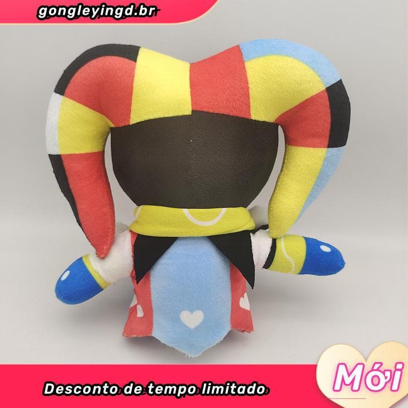 TIMEKEY 30cm Helluva Boss Fizarolli Animação Em Torno Da Boneca Brinquedo De Pelúcia De Palhaço
