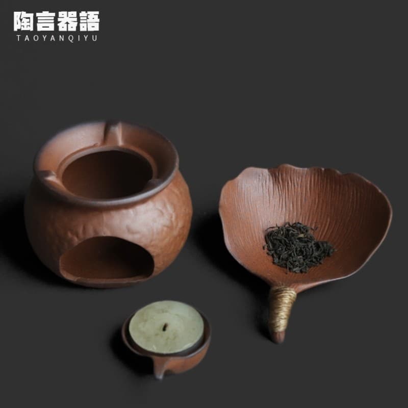Chá Torrado Hojicha Ware Chá Frito à Mão Mantendo Chá Quente Aquecimento Cozimento Wake-up Fogão de Chá Fragrância de Le