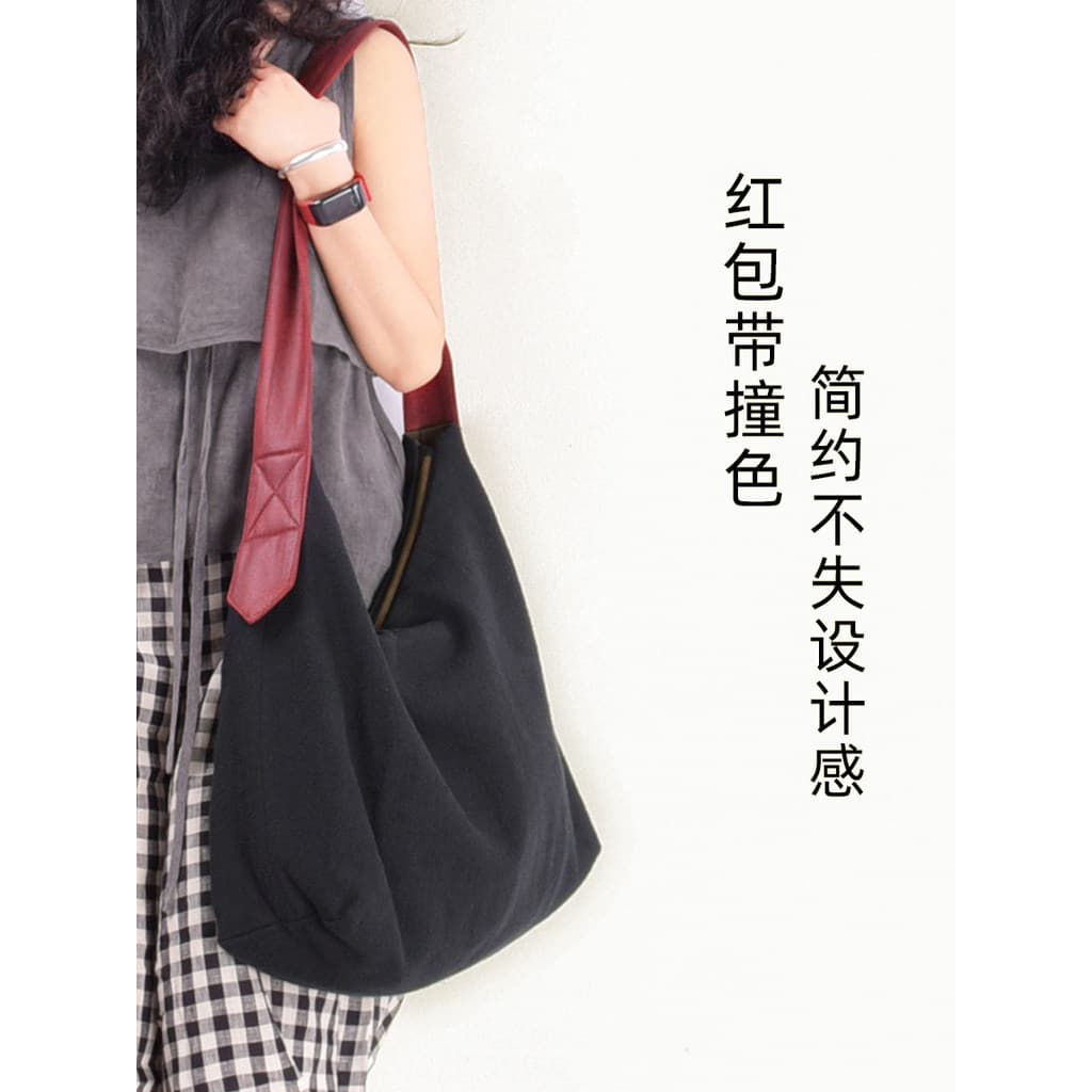 Chengxin bolsa feminina 2026 Original novo estilo bolsa de linho de algodão de grande capacidade moda Casual bolsa de om