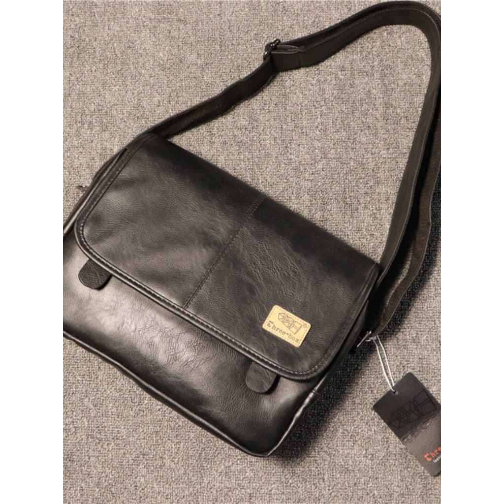 Street Wear Postman Casual Homens Mulheres Motocicleta pu Bolsa de Ombro