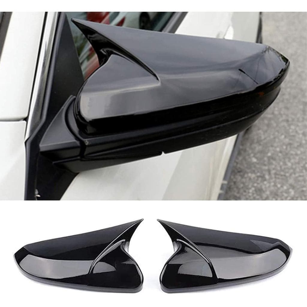 Capa de Espelho Retrovisor Compatível com Honda Civic 10ª Geração 2016-2021, Material ABS, Acabamento em Forma de Chifre