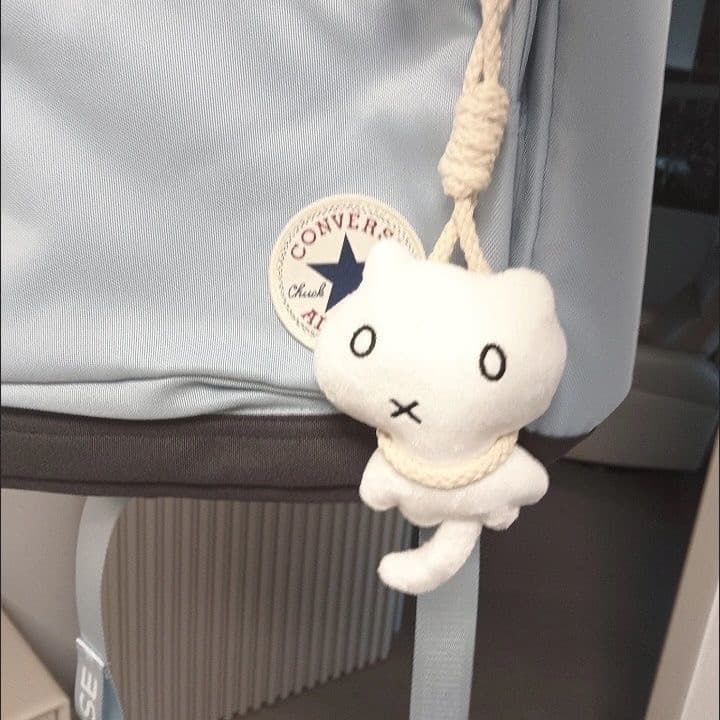 Mochila pingente chaveiro brinquedo de pelúcia boneca estudante presente boneca bonito gatinho saco pingente bonito