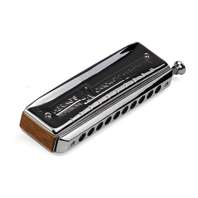 Gaita De Boca Hering Cromatica 2 Oitavas 40 SHG 5140 Bb Sibemol