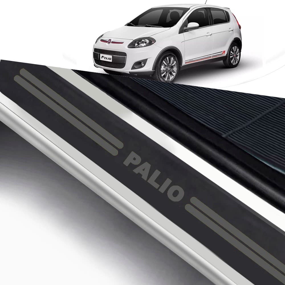 Soleira De Porta Fiat Palio G6 Branco Universal Carro personalizado