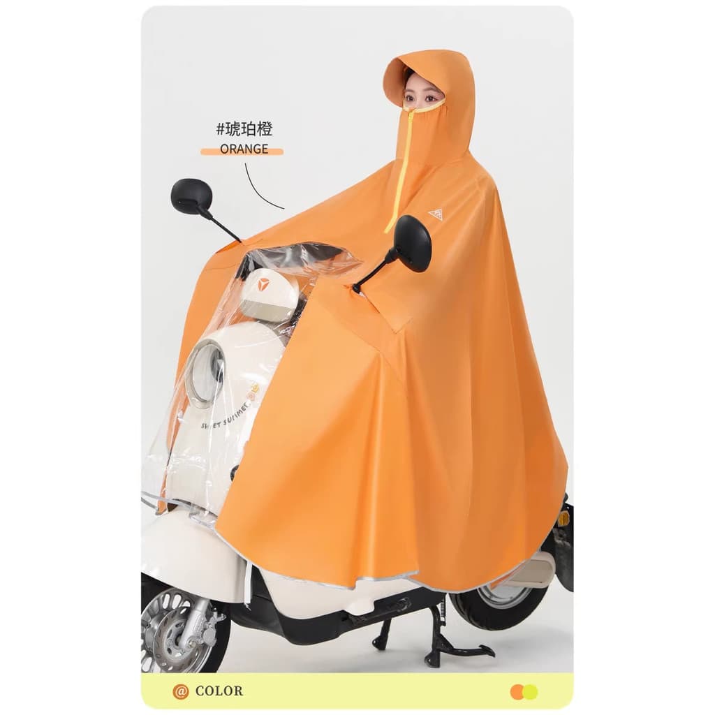 Capa de chuva bateria elétrica motocicleta Extra engrossado longo corpo inteiro à prova chuva adulto feminino especial n