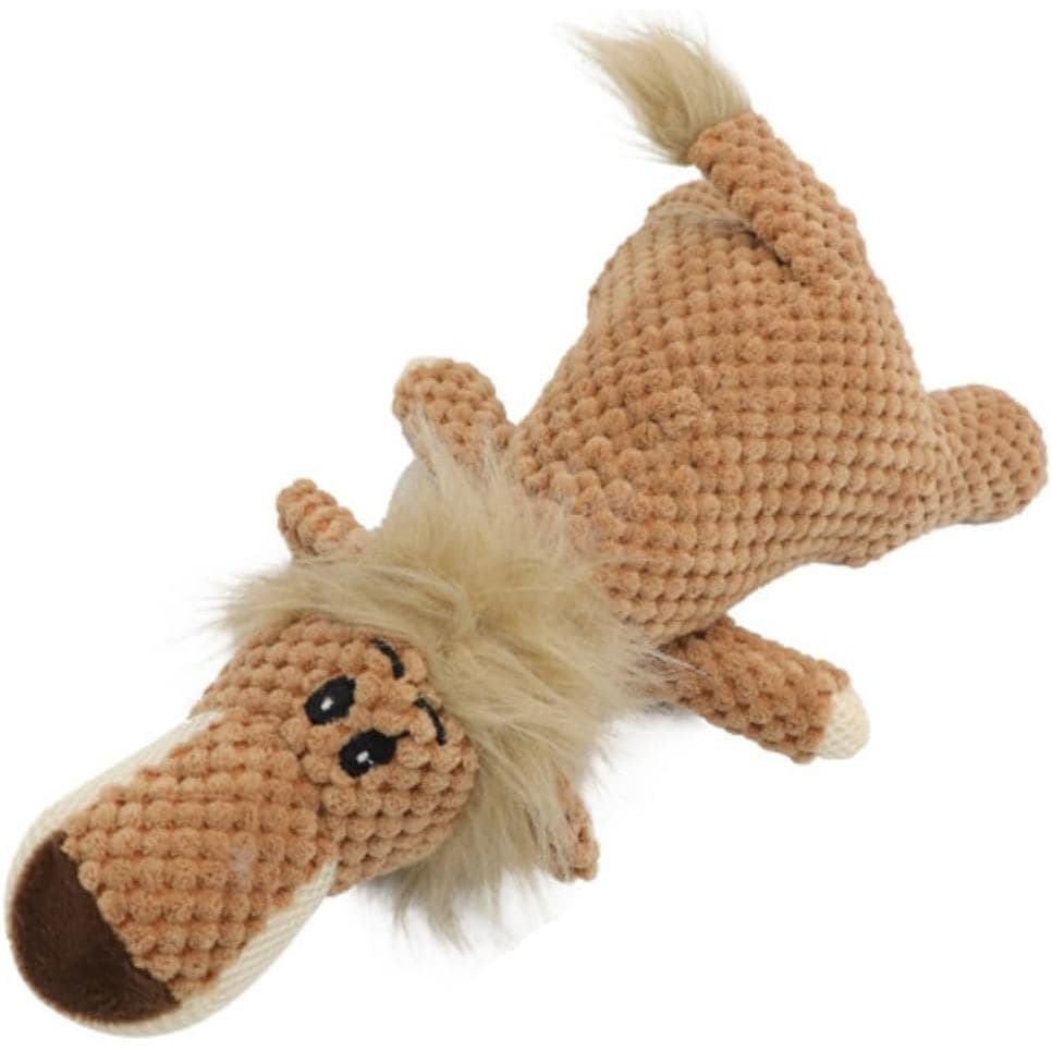 Brinquedos de Pelúcia para Cães com Mordida Agressiva, Brinquedos de Pelúcia com Som e Tecido de Corduroy Texturizado, B