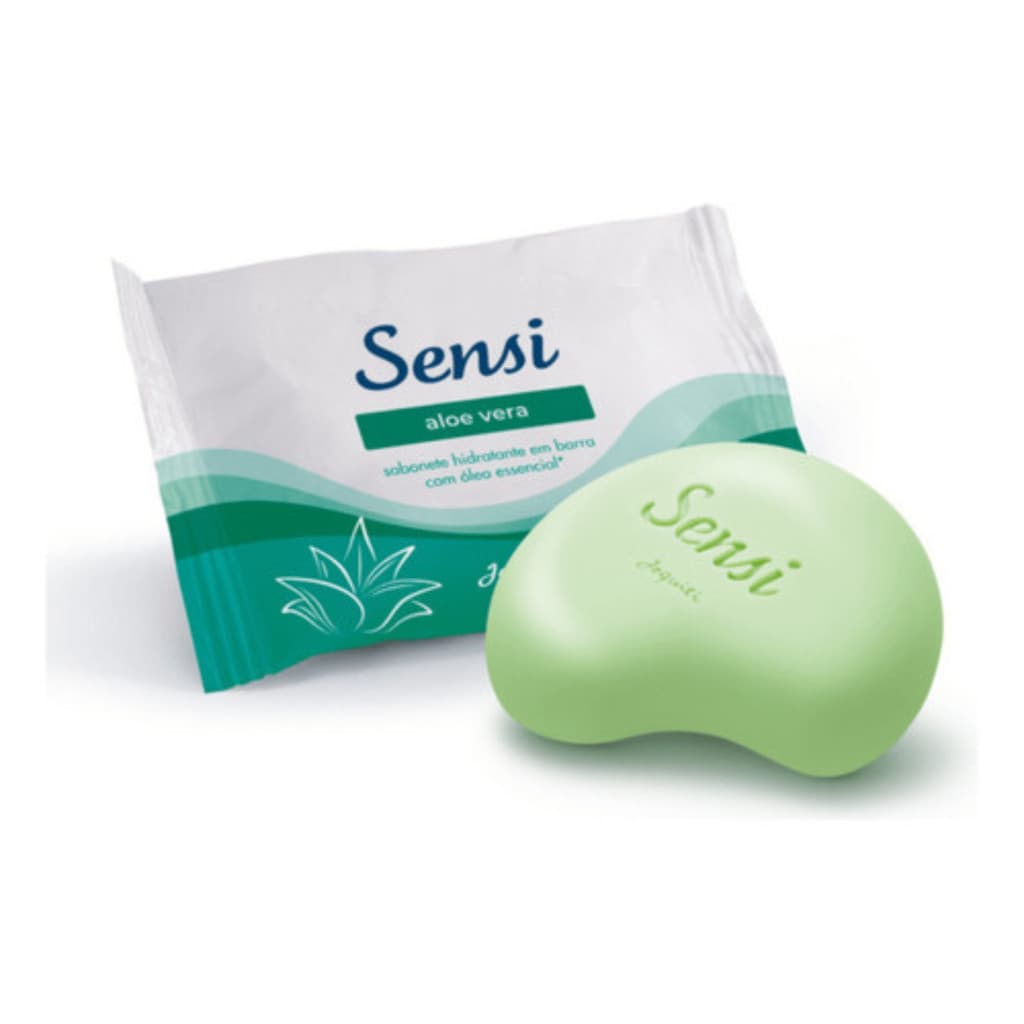 Sabonete Em Barra Aloe Vera 80g Sensi Jequiti (NOVO)