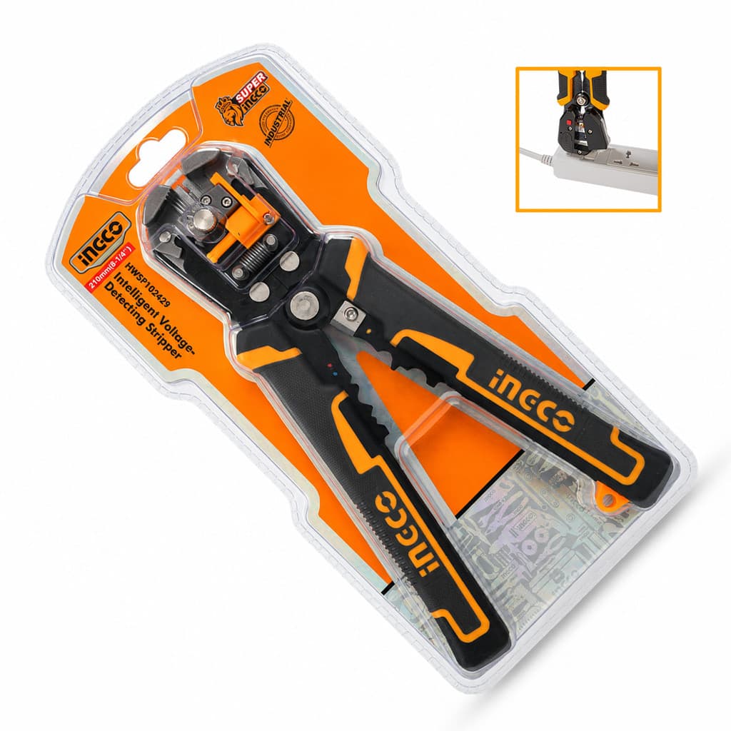 Alicate Decapador Crimpador Corte Detector Tensão Sem Contato HWSP102429 Desencapador Profissional