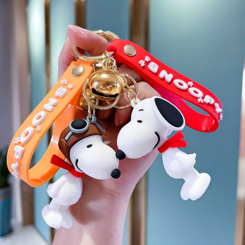 Desenho Animado Snoopy Charlie Keychain/Schoolbag Pendant Pequeno Presente Criativo