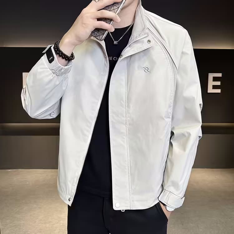 TUCANO/pau-pau primavera novo estilo simples jaqueta rufião bonito J algodão Casual jaqueta masculina moda All-Match gol
