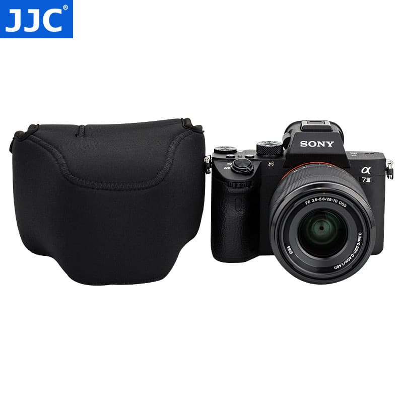 JJC Adequado para Sony A7M5 A7M4 A7II A7R5 A7S2 A7M2 A7III A7M3 A7RM3 A7RM4 A1 Bolsa de forro de câmera protetora Caso a