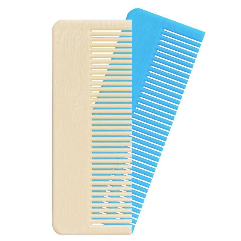 Pente de bolso para viagem, portátil, portátil, viagem de negócios, alça reta, pente pequeno, pente de cabelo