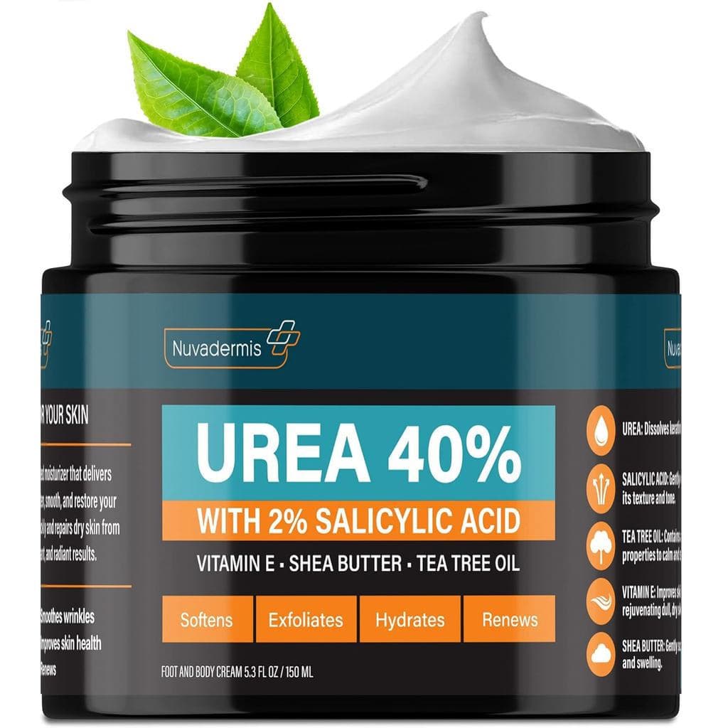 NUVADERMIS 40% Ureia - Hidratante Corporal para Pele Extremamente Seca - Ureia de Máxima Potência com 40% de Ureia para