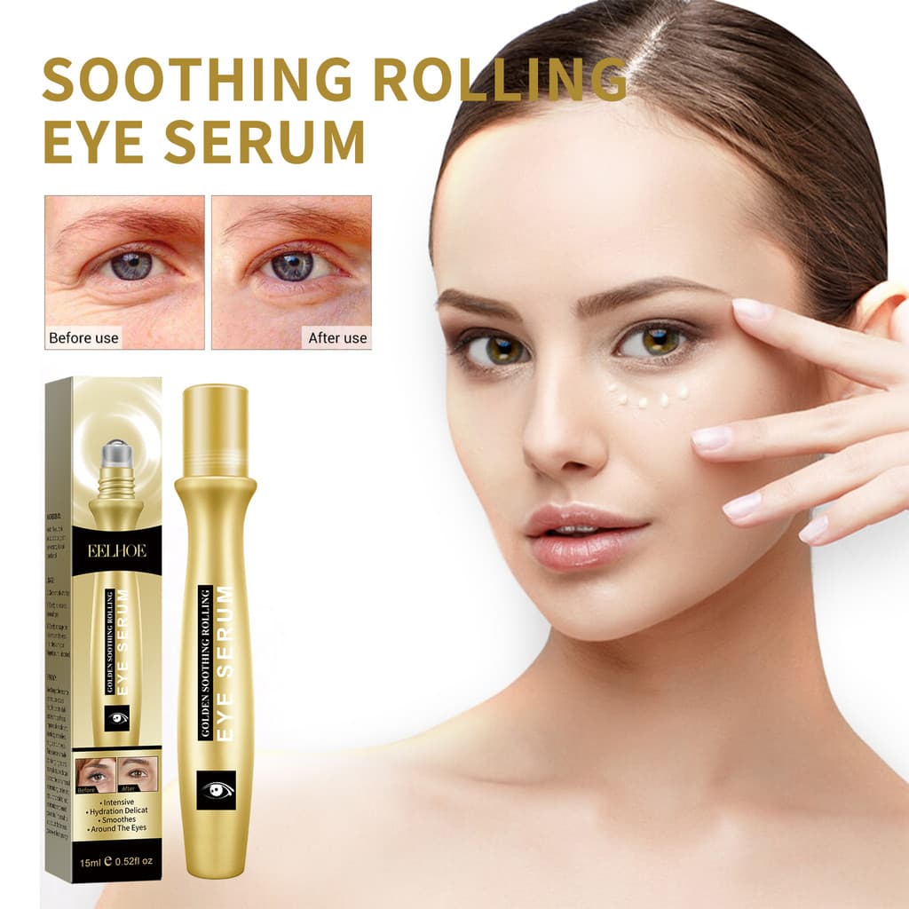 EELHOE Eye Roller Essence Firming Skin Fade Rugas Olheiras Essência para Cuidados com os Olhos