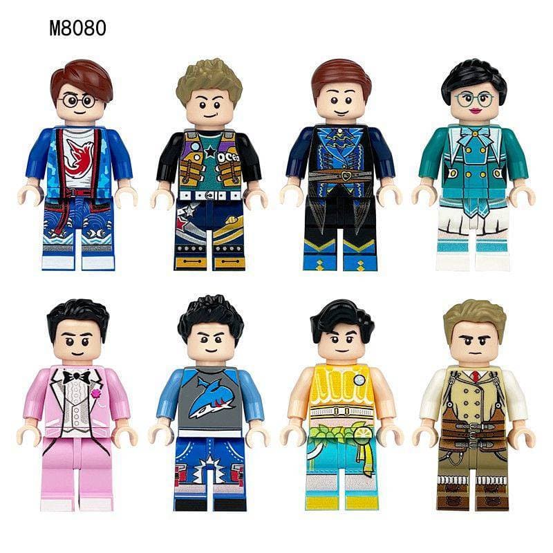 Minifigura montagem educacional brinquedo bloco de construção modelo minifigura montagem educacional