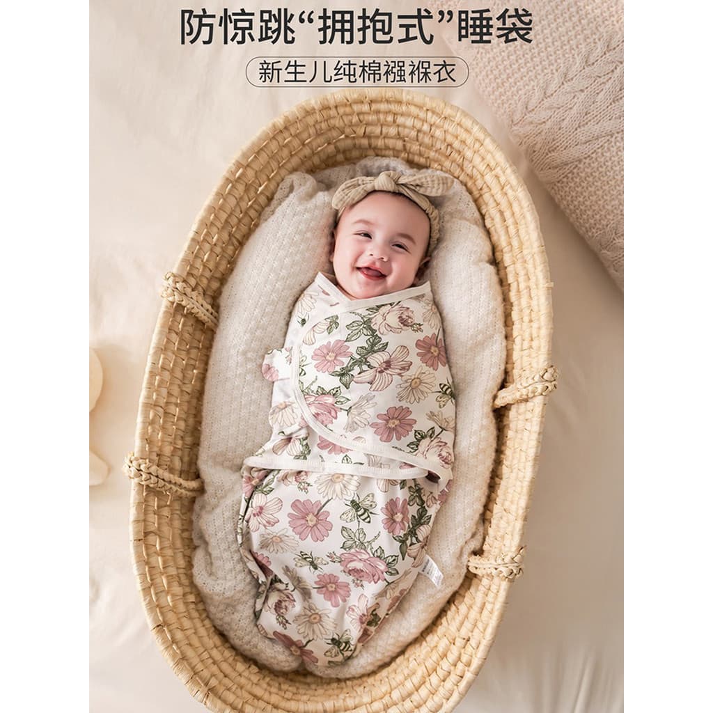 Bebê Swaddle toalha recém-nascido colcha de algodão bebê Anti-choque saco de dormir colcha quatro estações envoltório do