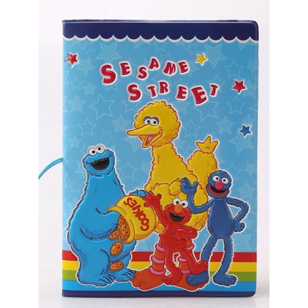 Sesame Street Europeu Americano Vila Sésamo Crianças Porta-passaporte de desenho animado 3D Tridimensional Porta-passapo
