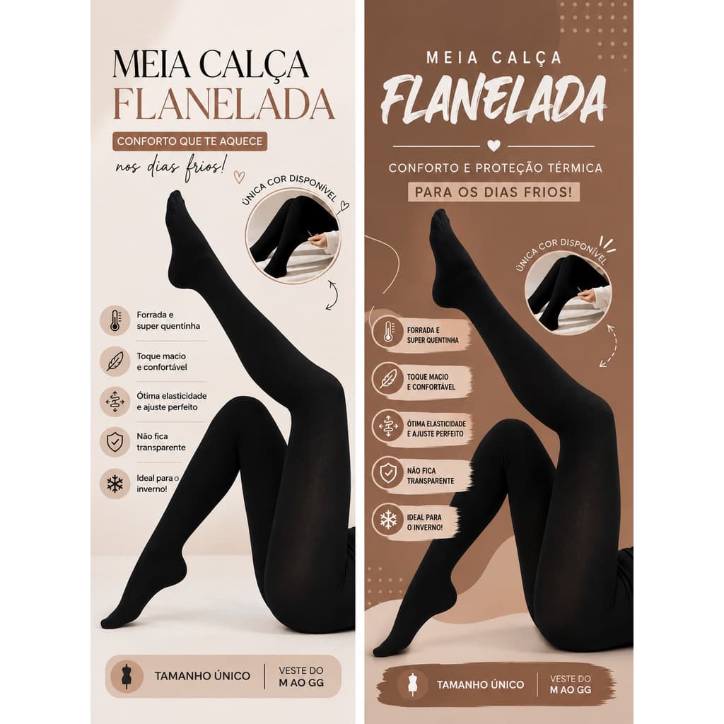 Meia Calça Térmica Forrada Translúcida De Lã Quente Feminina Para Inverno Segunda Pele