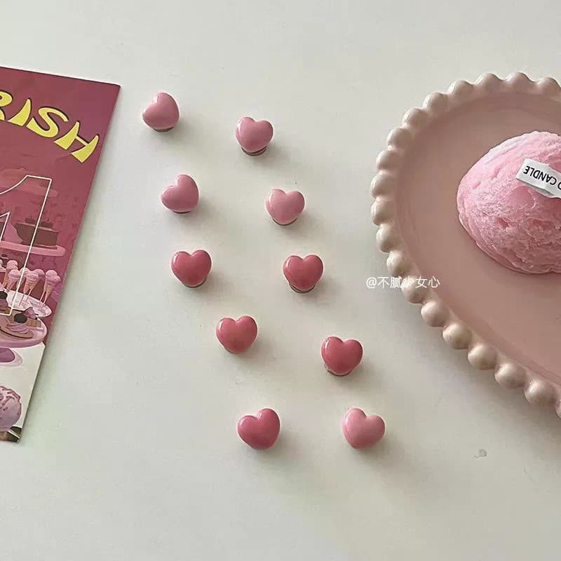 [Adesivo magnético estilo japonês Dopamina Love] Adesivo de geladeira estilo ins Stand Up Foto Clipe magnético fixo Quad