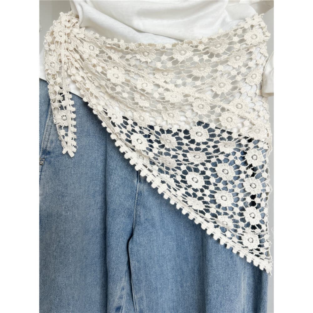 cinto feminino plus size cinto feminino largo Novo estilo 2025 renda oca bunda cortina triângulo cachecol cinto feminino