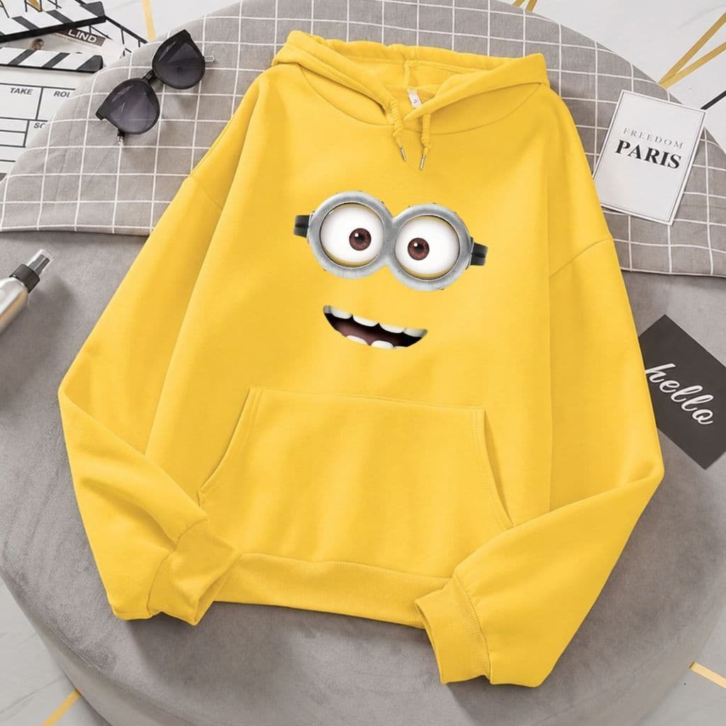 Moletom Canguru Estampada Personagem Filme Mini-ons