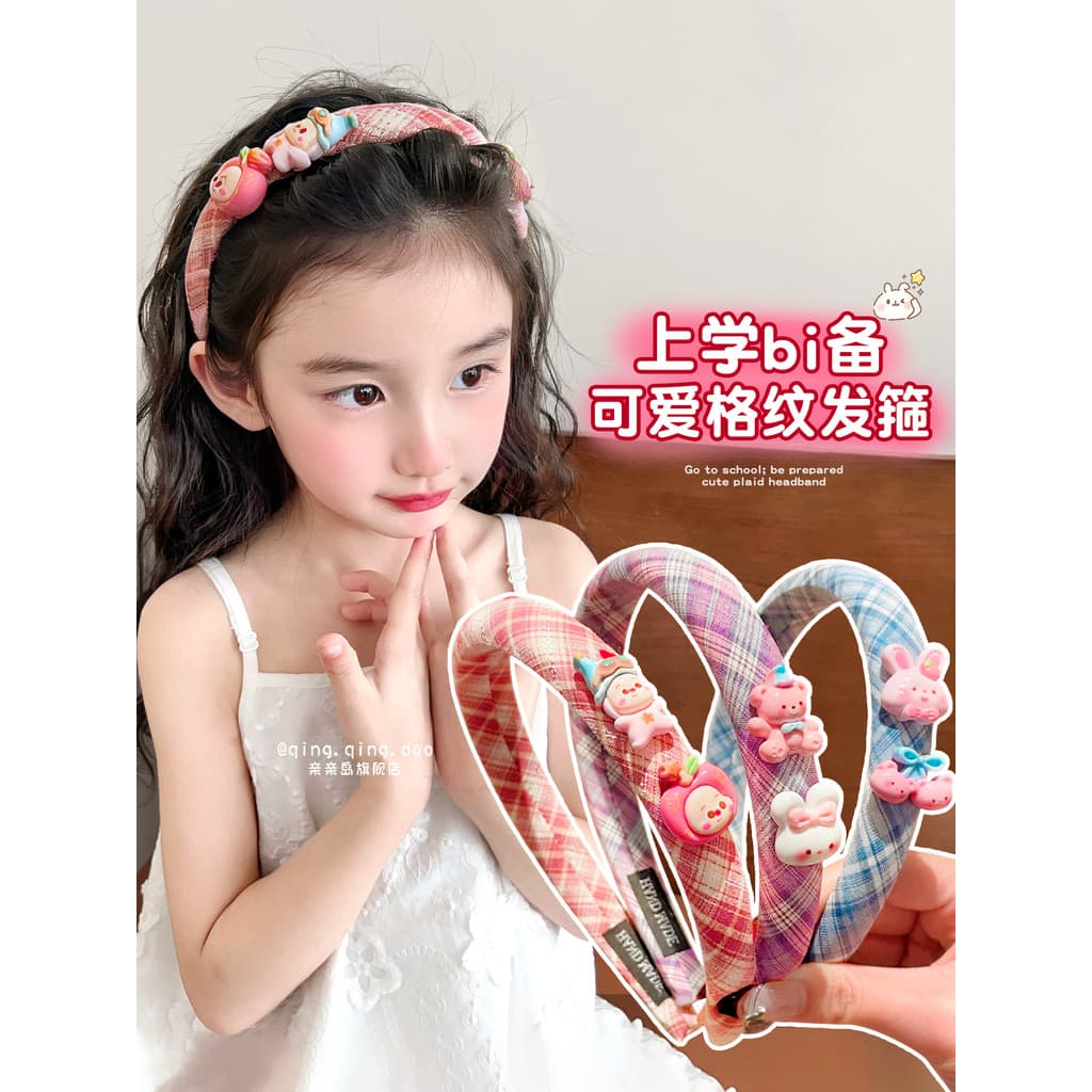 Crianças dos desenhos animados estrela bandana meninas não estrangular a cabeça imprensa cabelo bandana franja cabelo qu