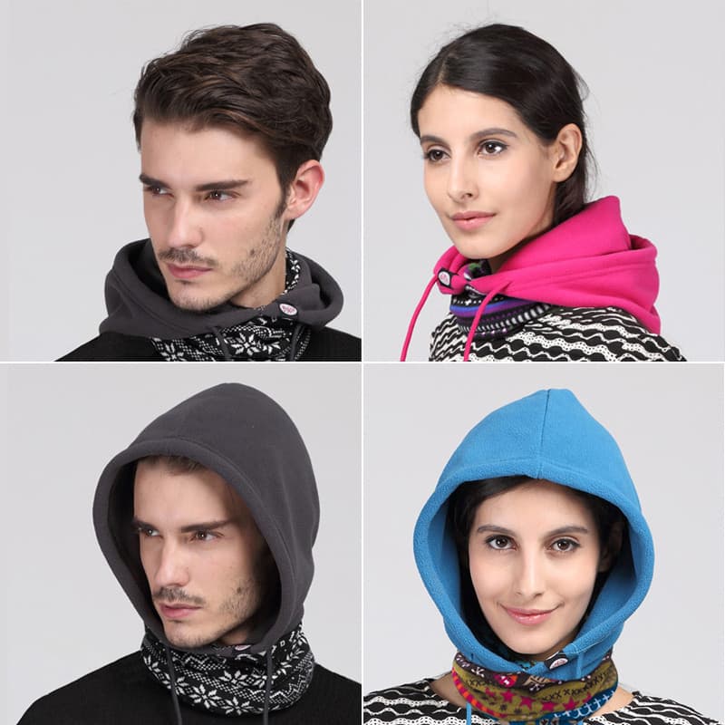 Chapéu de lã masculino feminino inverno malha pulôver engrossado quente ciclismo chapéu de lã à prova de vento babador p