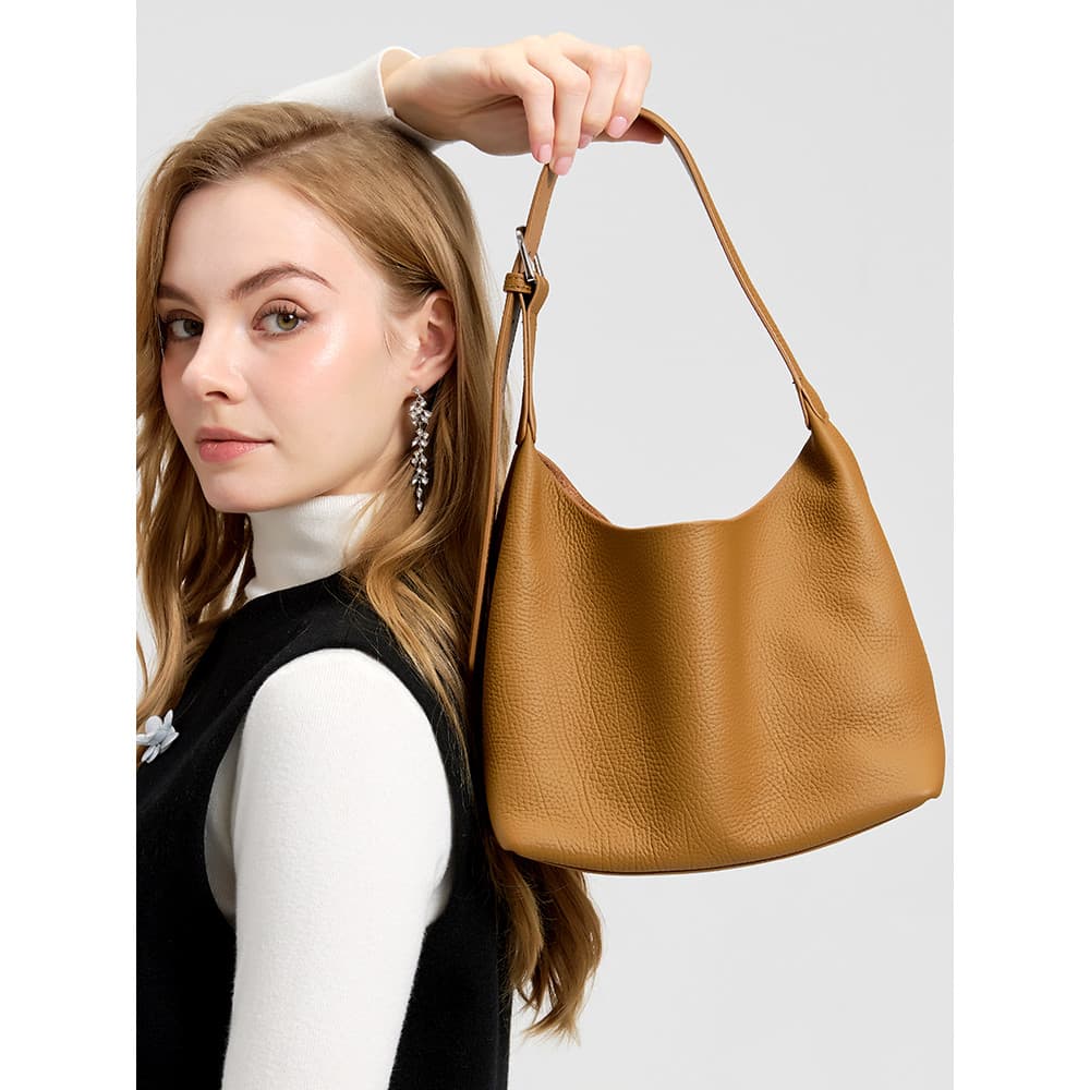 2026 novo estilo estilo simples hobo axilas saco feminino grande capacidade Commuter saco All-Match saco do mensageiro d