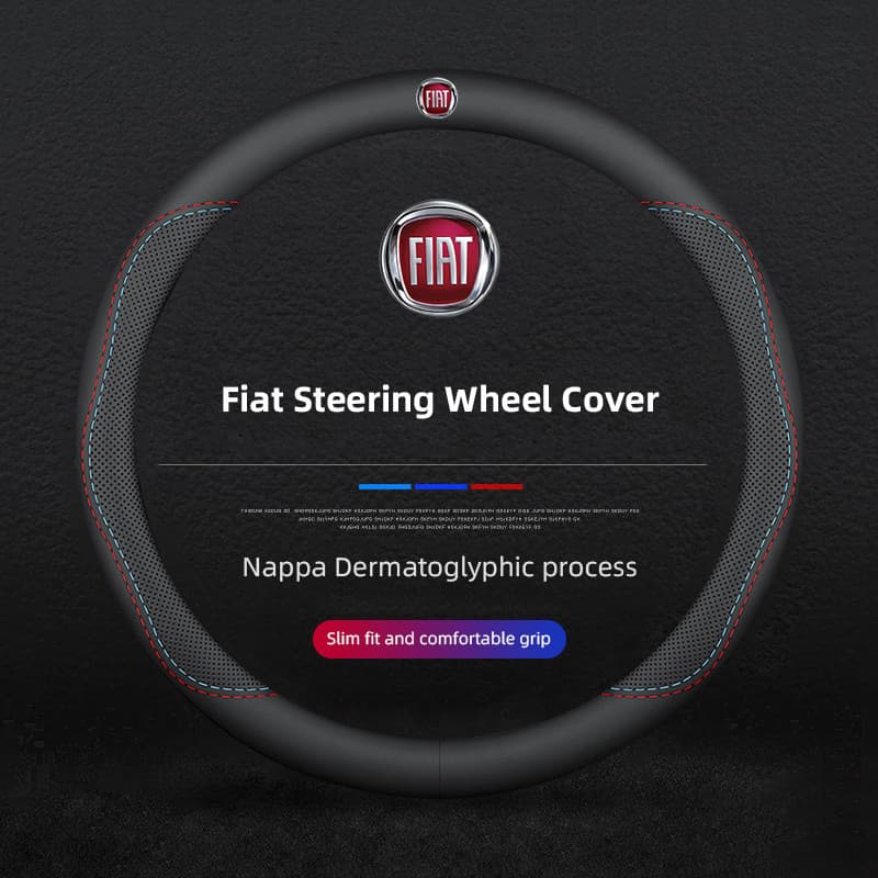Capa Dedicada Para Volante FIAT , Acessórios Interiores De Carro 500 Ducato Panda Grande Punto Tipo Abarth Pulso Strada