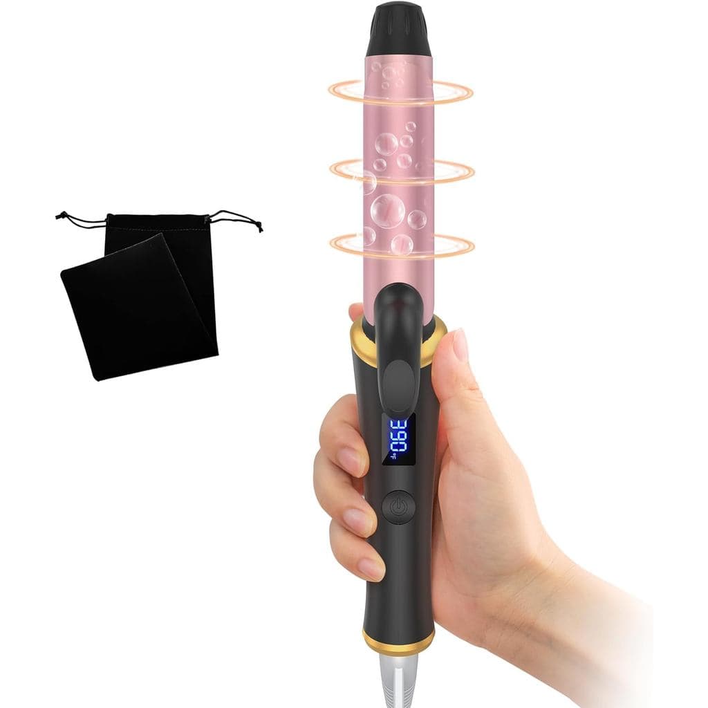 Mini Modelador de Cabelo Ukliss para Cabelos Curtos com Ponta Anti-Queimadura, Aquecimento Rápido em 30s, 5 Configuraçõe