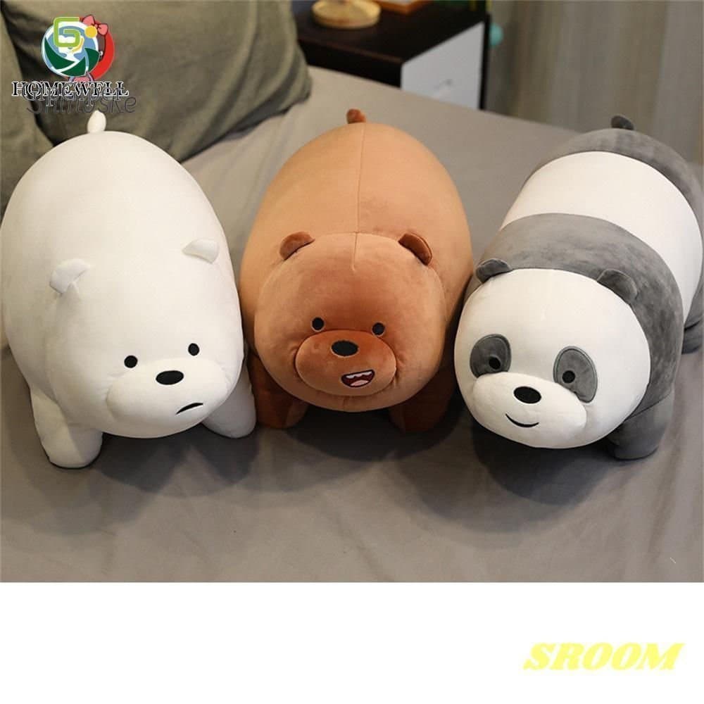 COD】 Qinglianshuo_lazada Urso Panda de Pelúcia Tamanho Grande, Boneco de Pelúcia Panda, Urso Pardo, Urso Polar,