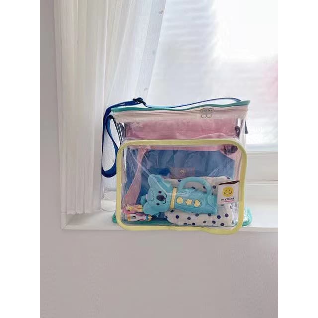 Coreia coreia ins natação bolsa de ombro transparente à prova dwaterproof água saco de praia ao ar livre lanche brinqued