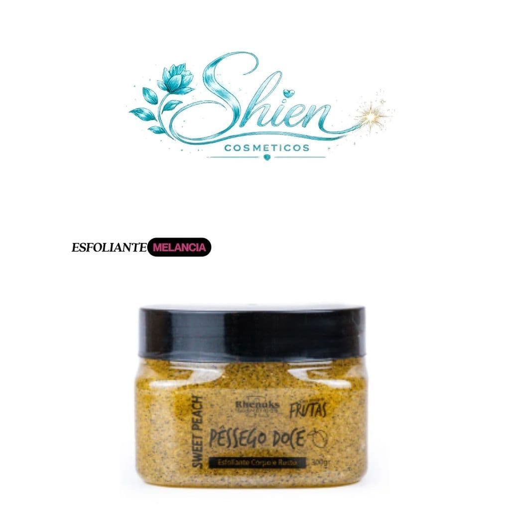 Esfoliante Frutas Corpo E Rosto Pessego 300G Rhenuks (Afilhado)