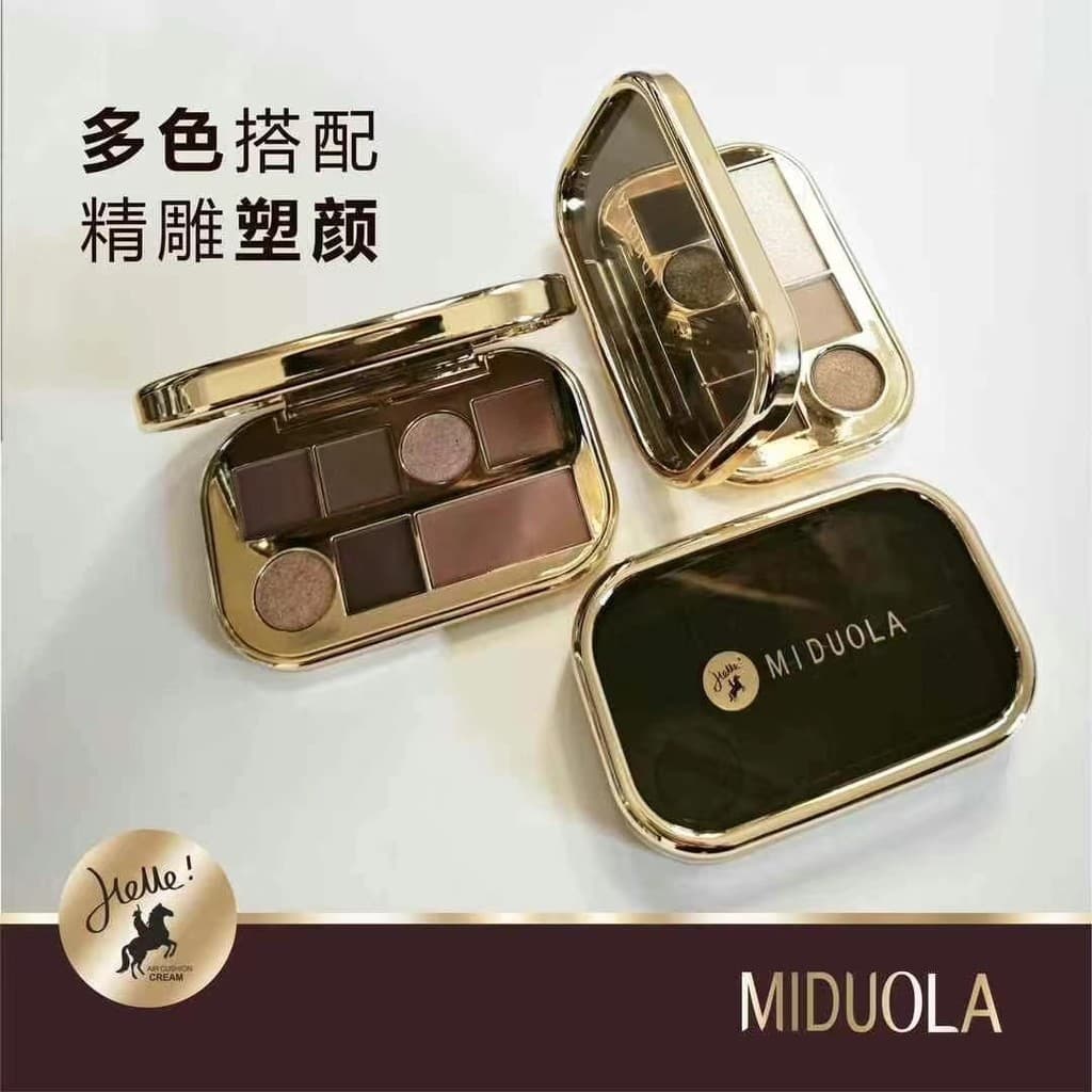 Paleta de sombras para os olhos, cor terra, pérola, brilhante, à prova d'água, sem manchas, paleta de sombras
