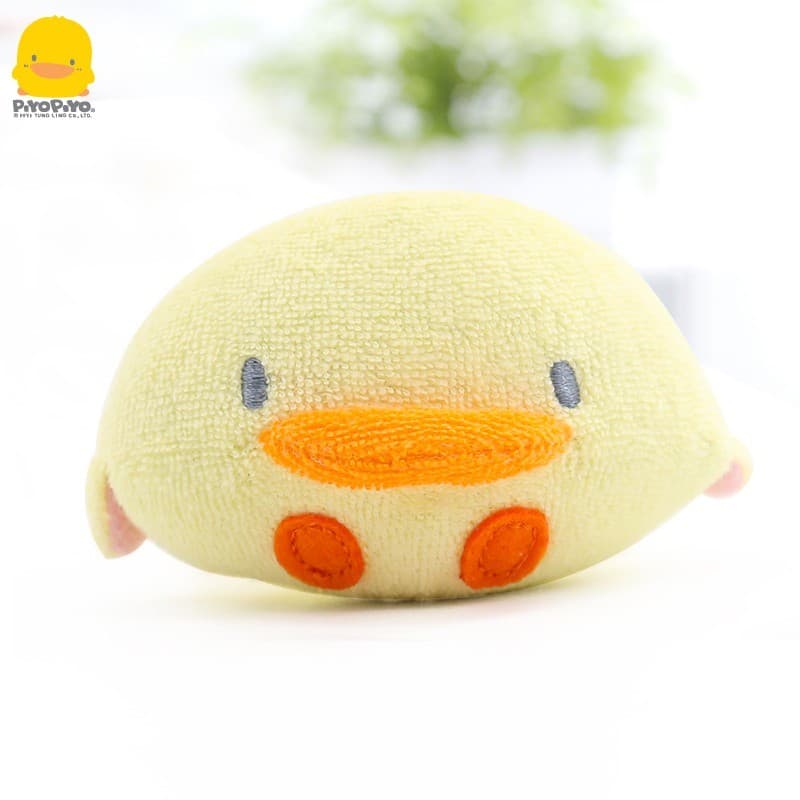 Patinho amarelo bebê brinquedo educativo chocalho bonito aperto de treinamento bonito sino de pulso chocalho