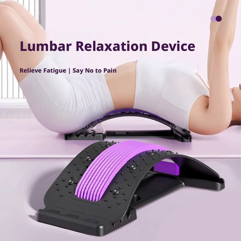 Dispositivo de alívio lombar exercício lombar maca coluna Cervical superior lombar ombro aberto volta ferramenta útil Yo