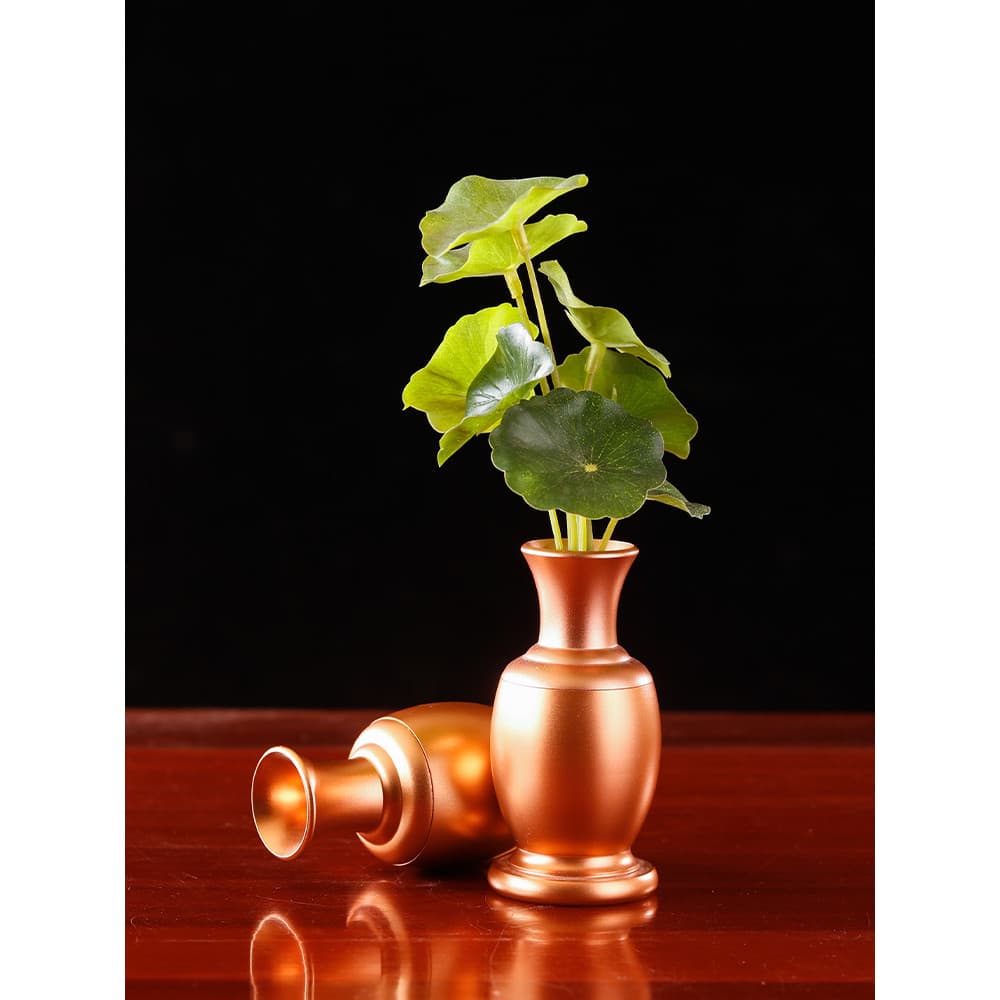 Mini vaso de liga de alumínio, arranjo de flores para sala de estar, decoração de flores secas, nova decoração de mesa c