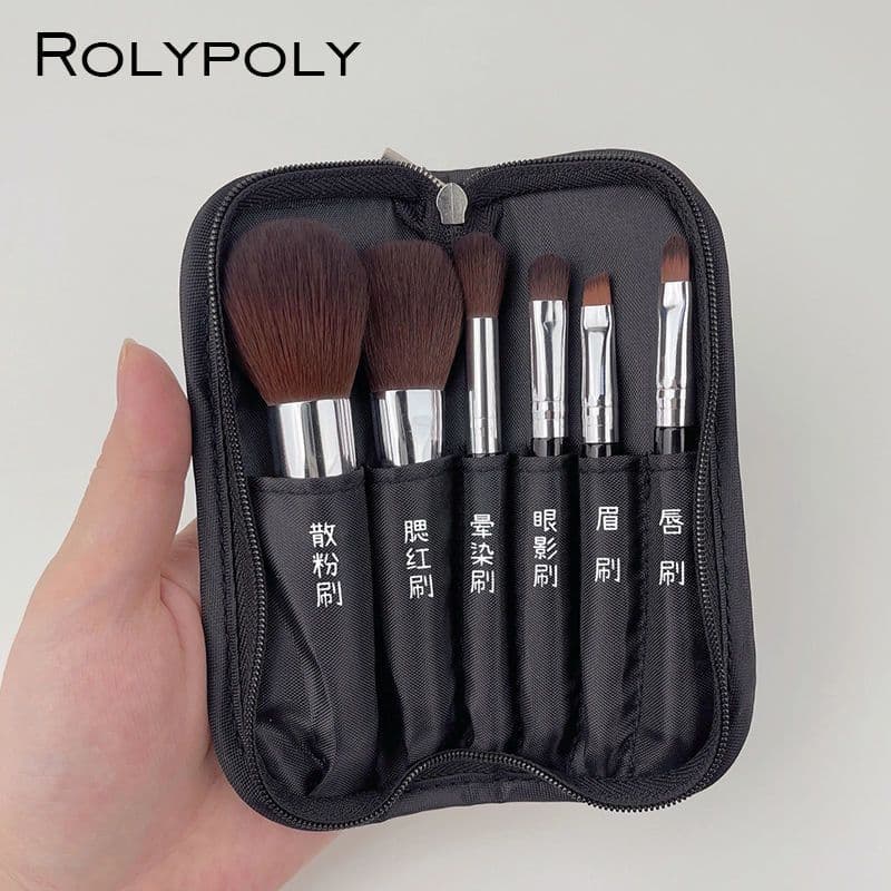 Mini conjunto de escova portátil conjunto completo Super macio pequeno escova cerdas macias um conjunto completo escova