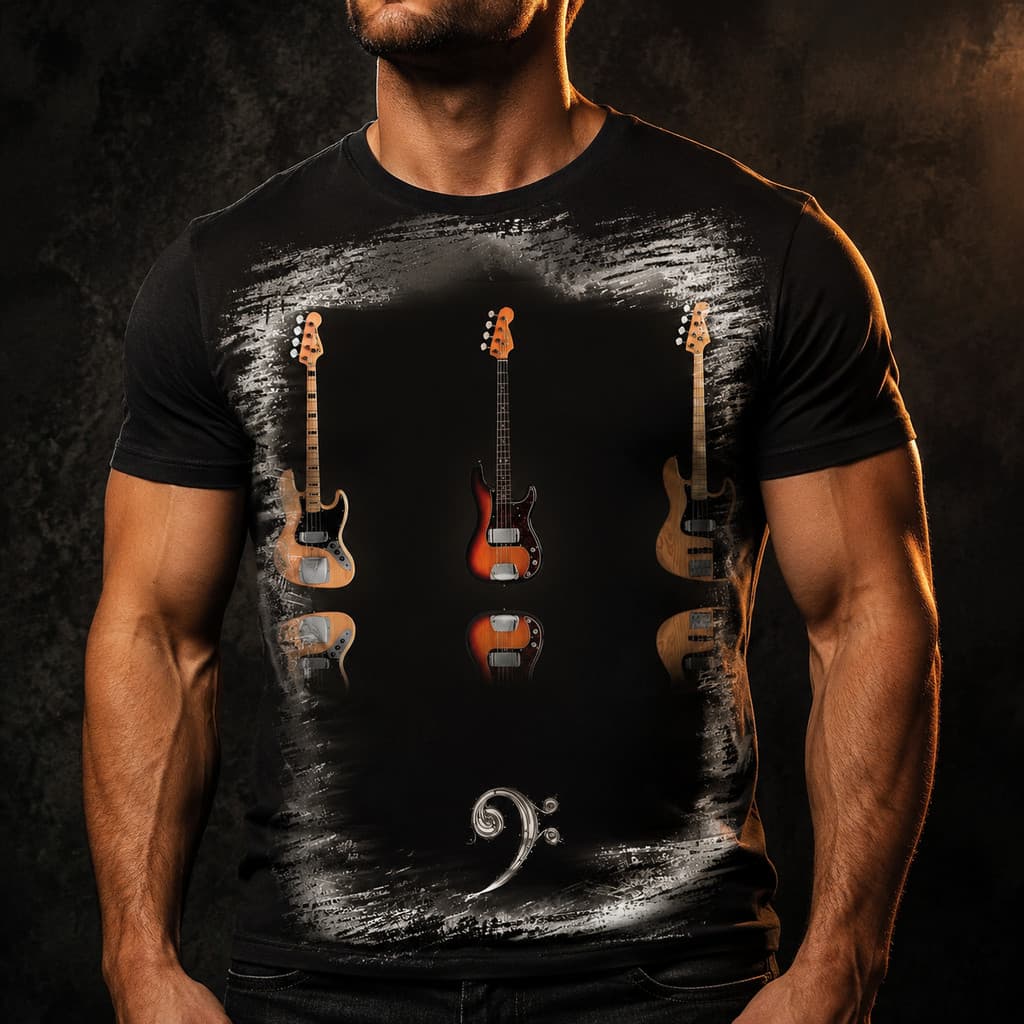 Camiseta Contra Baixo Clave Fá A