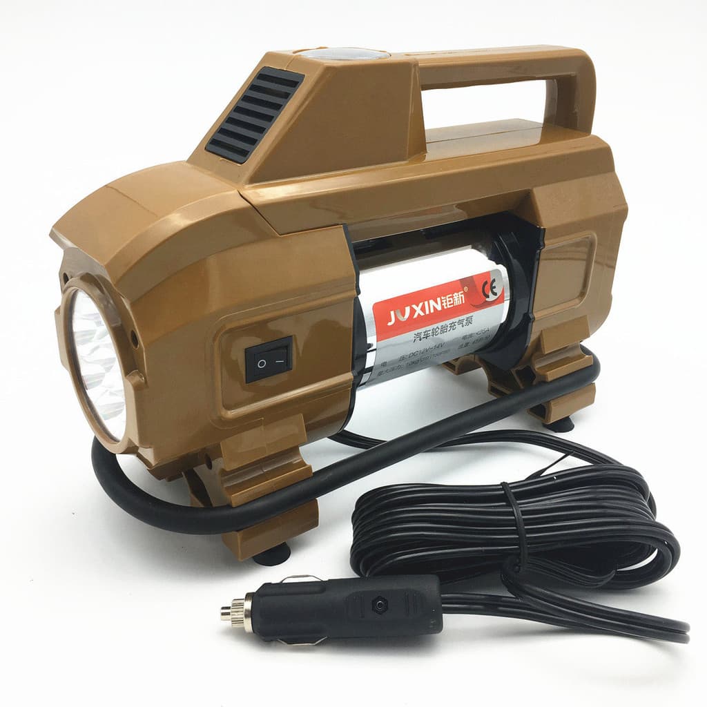 [Premium] Compressor de Ar para Carro JX206207209, Inflador de Pneus Portátil de Cilindro Único/Duplo FOVV
