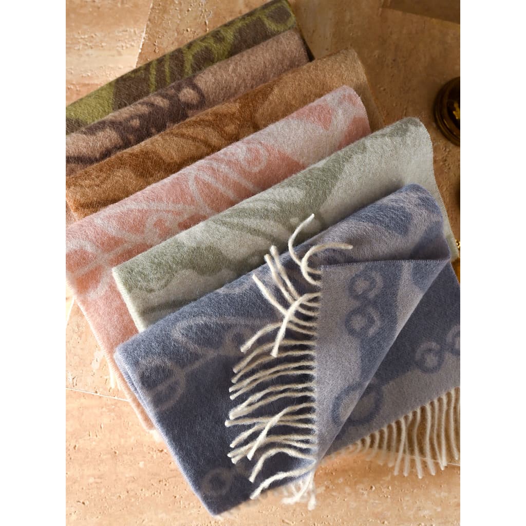 Azul puro lã cachecol inverno luz luxo High-End sentir 100 Cashmere pequeno cachecol combinando casaco senhoras rosa