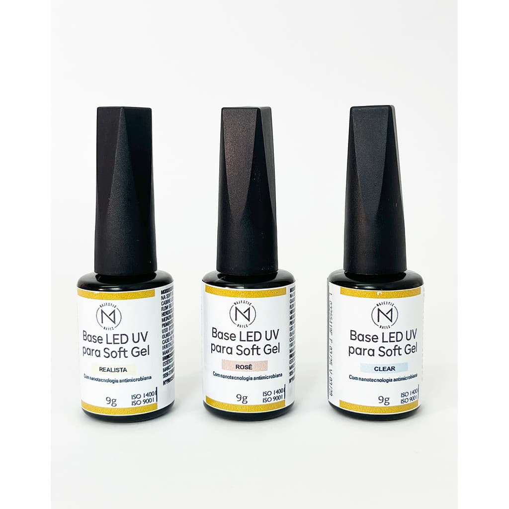 Base Led UV para Soft Gel 9gr Majestic Nails
