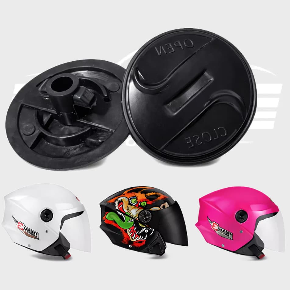 Kit 2 Botões de Reparo para Capacete Pró Tork  New Liberty 3 / New Atomic / Joy 23