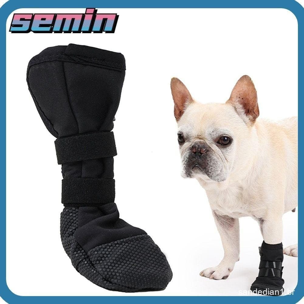 Protetor De Patas De Cachorro SEMIN , Bota De Proteção Para Cães Pós-Recuperação De Feridas , Sapato Impermeável